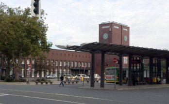 NRW, Oberhausen Willy Brandt Platz, Hauptbahnhof