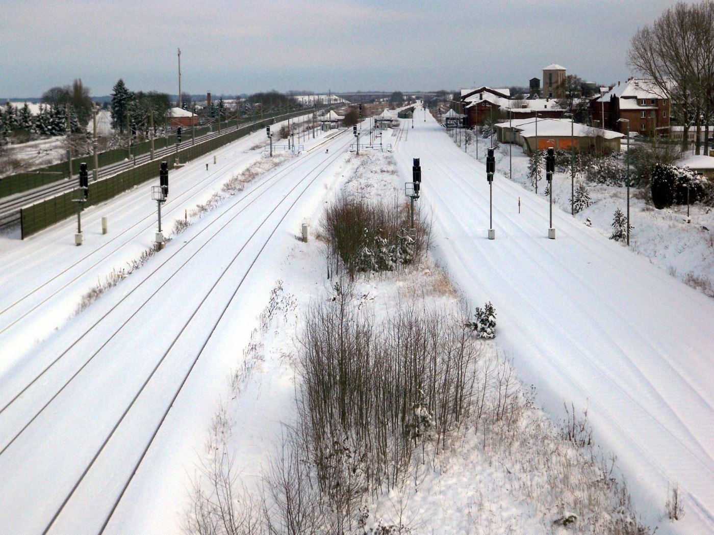 Oebisfelde Railway Station Panorama