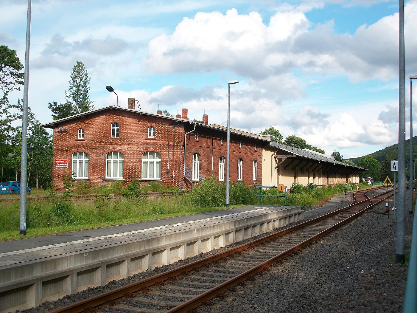 Bahnhof Olbernhau Güterschuppen (1)