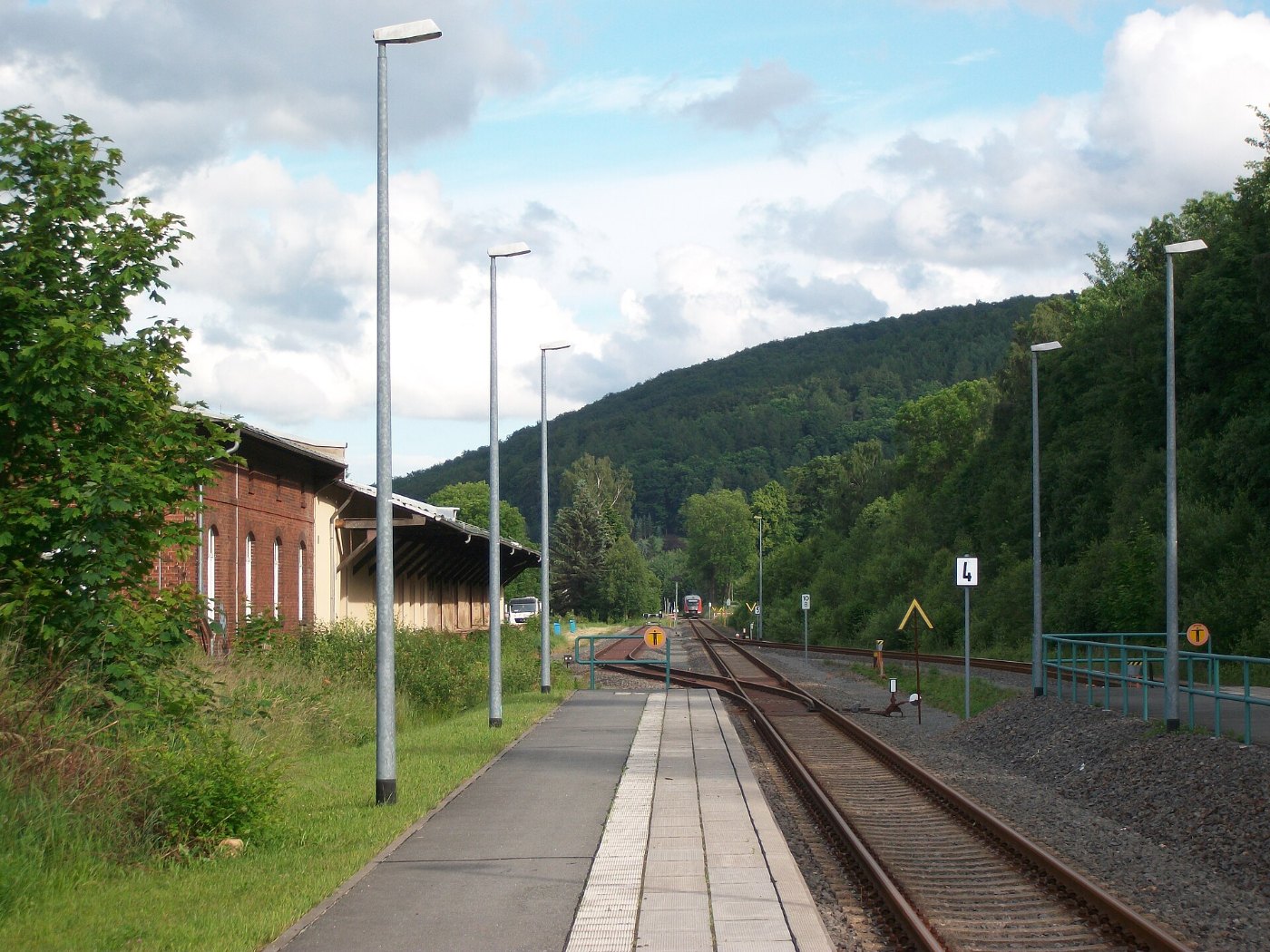 Bahnhof Olbernhau Güterschuppen (2)