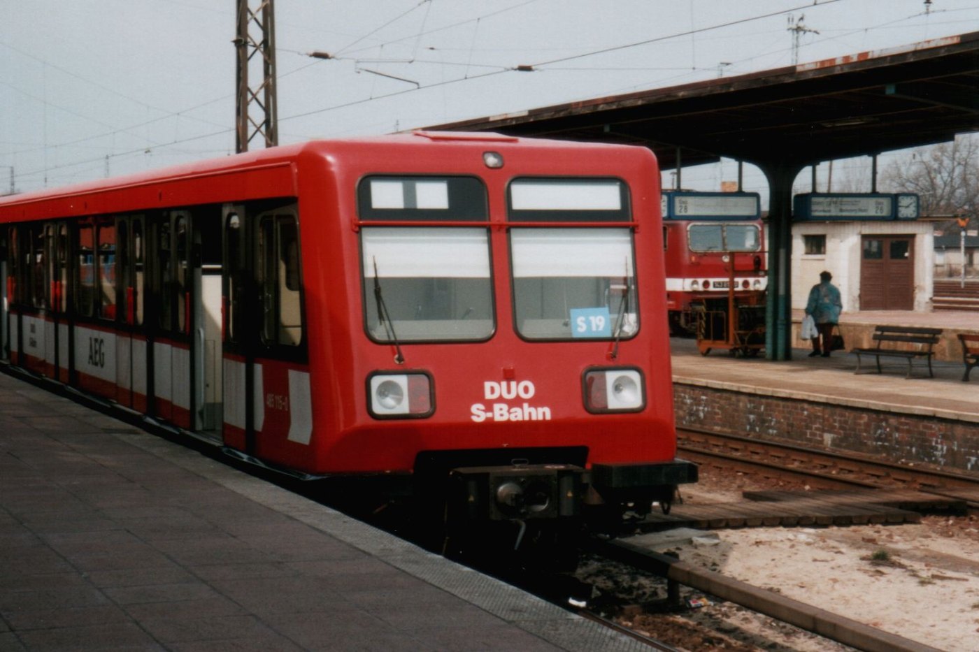 1995 03 31.3914.Duo S Bahn Berlin Oranienburg