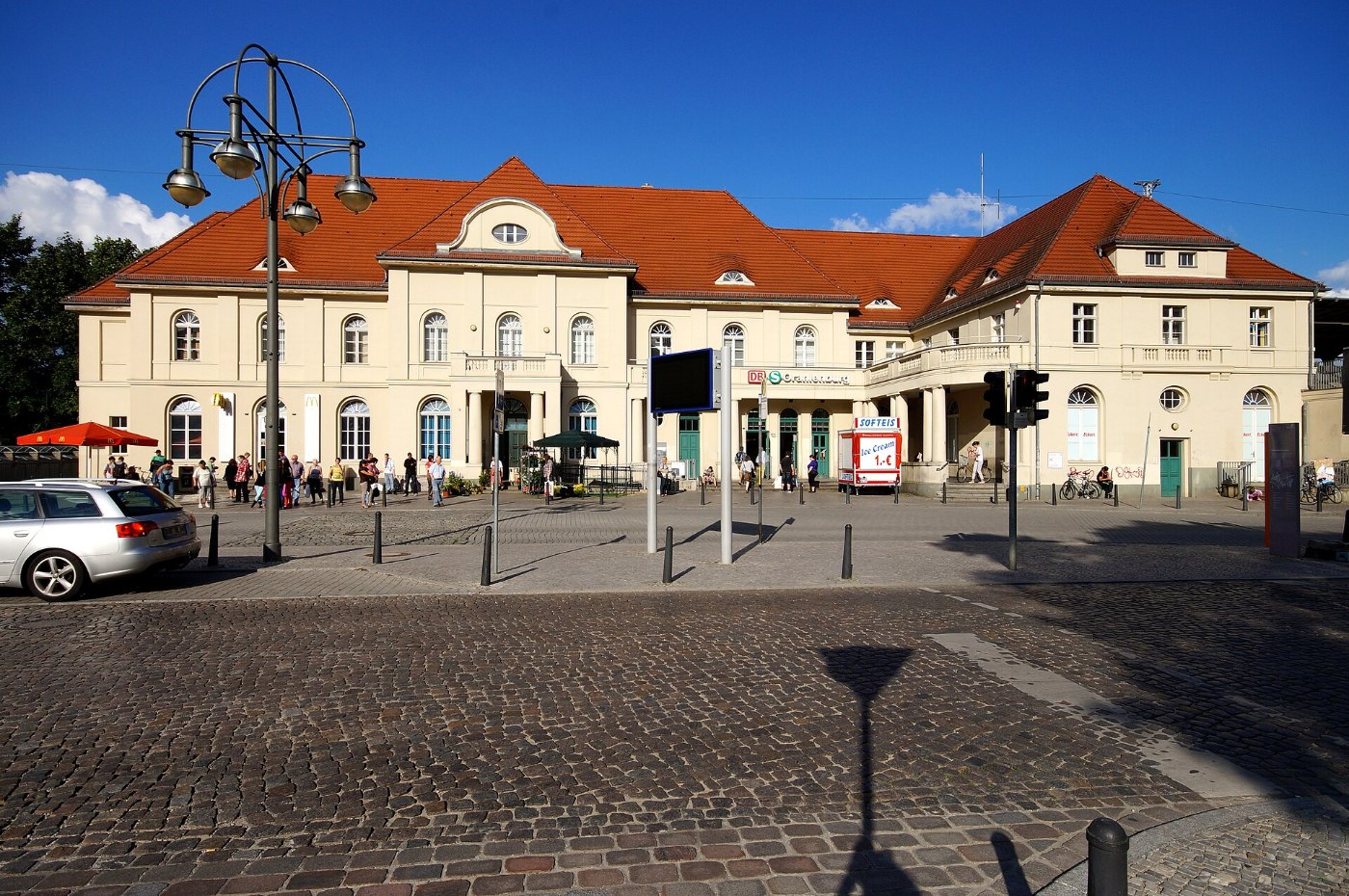 Oranienburg Bahnhof Oranienburg Bahnhofsgebäude Außenansicht 30.7.2012