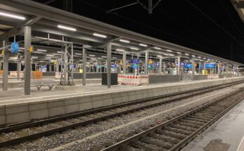 Empfangsgebäude des Augsburger Hauptbahnhofs