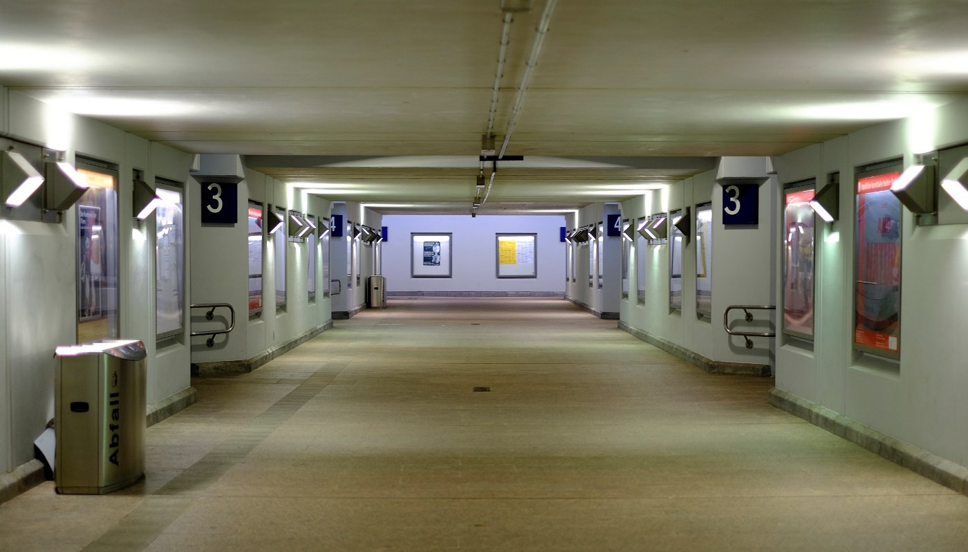 Unterführung im Bahnhof Baden-Baden