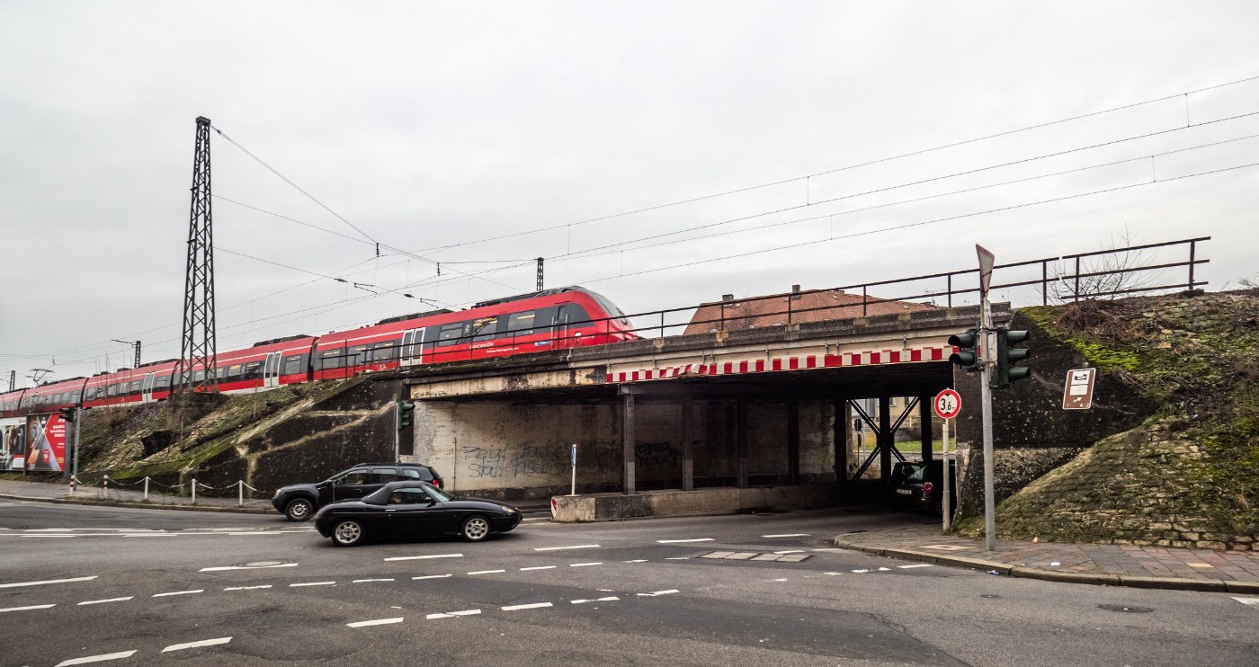 Bahnunterführung am Bahnhof Bamberg