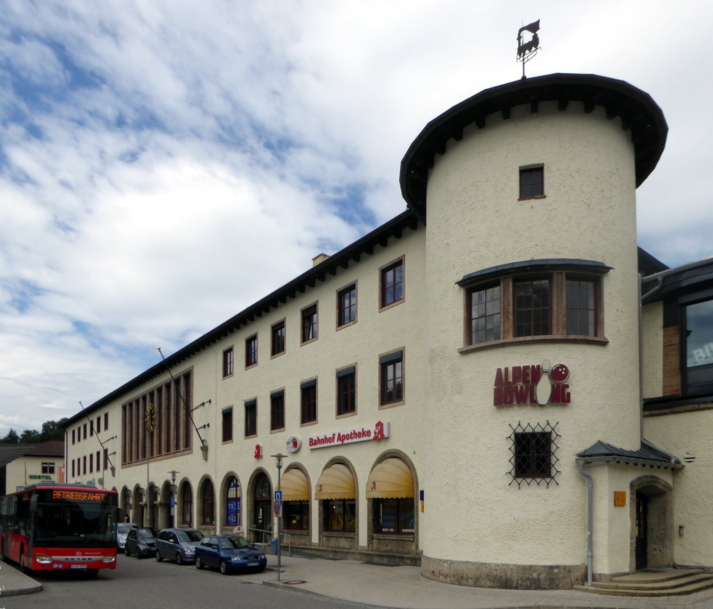 Hauptbahnhof Berchtesgaden von Osten