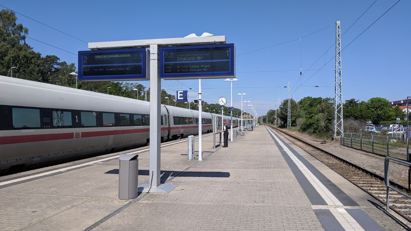 Bahnhof Ostseebad Binz, weitere Ansicht