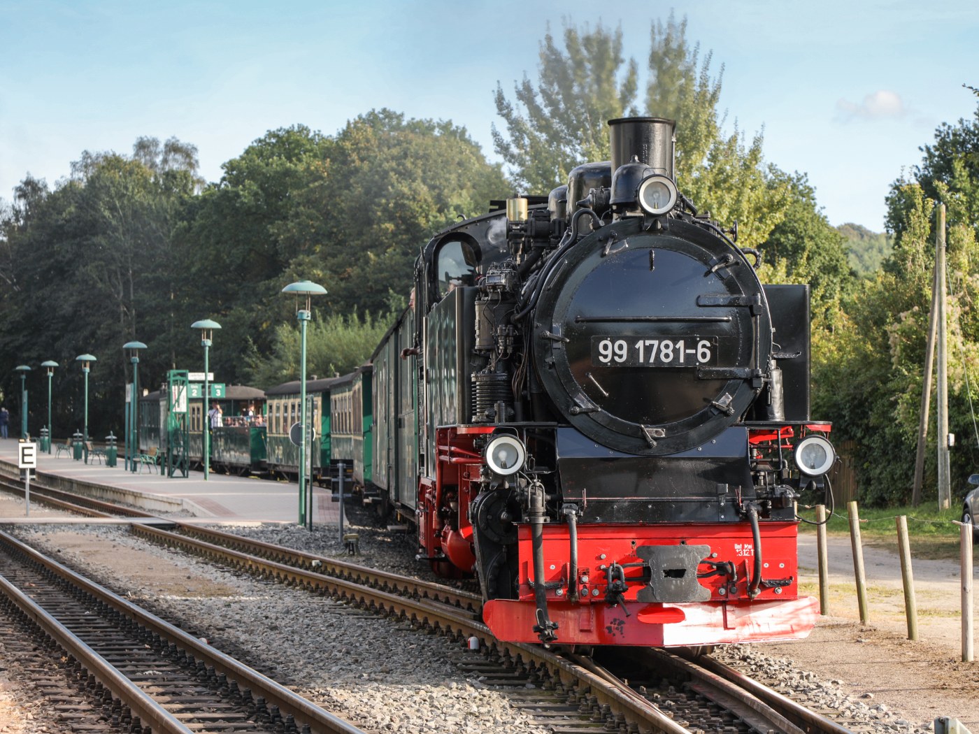 Rasender Roland verlässt Binz