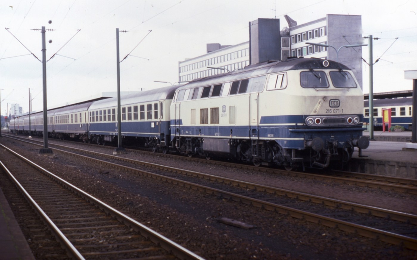Diesellok in Braunschweig (1987)