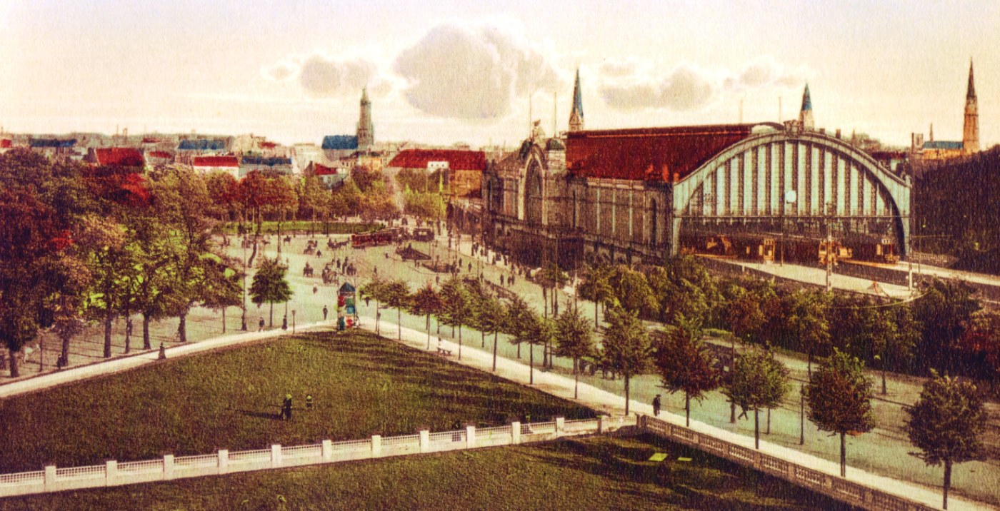 Bahnhof Dammtor, historische Aufnahme 1903