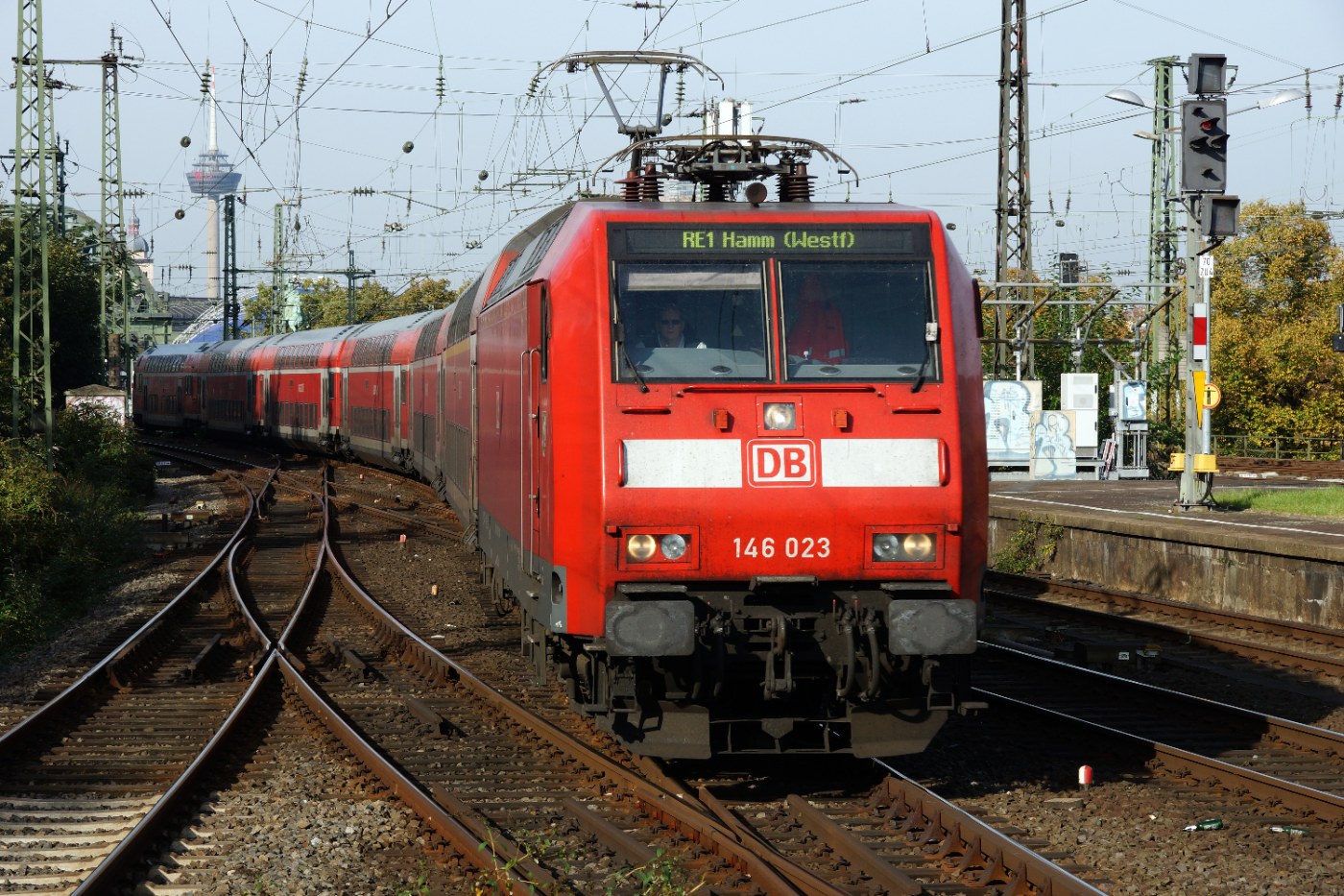 Lokomotive in Köln-Deutz