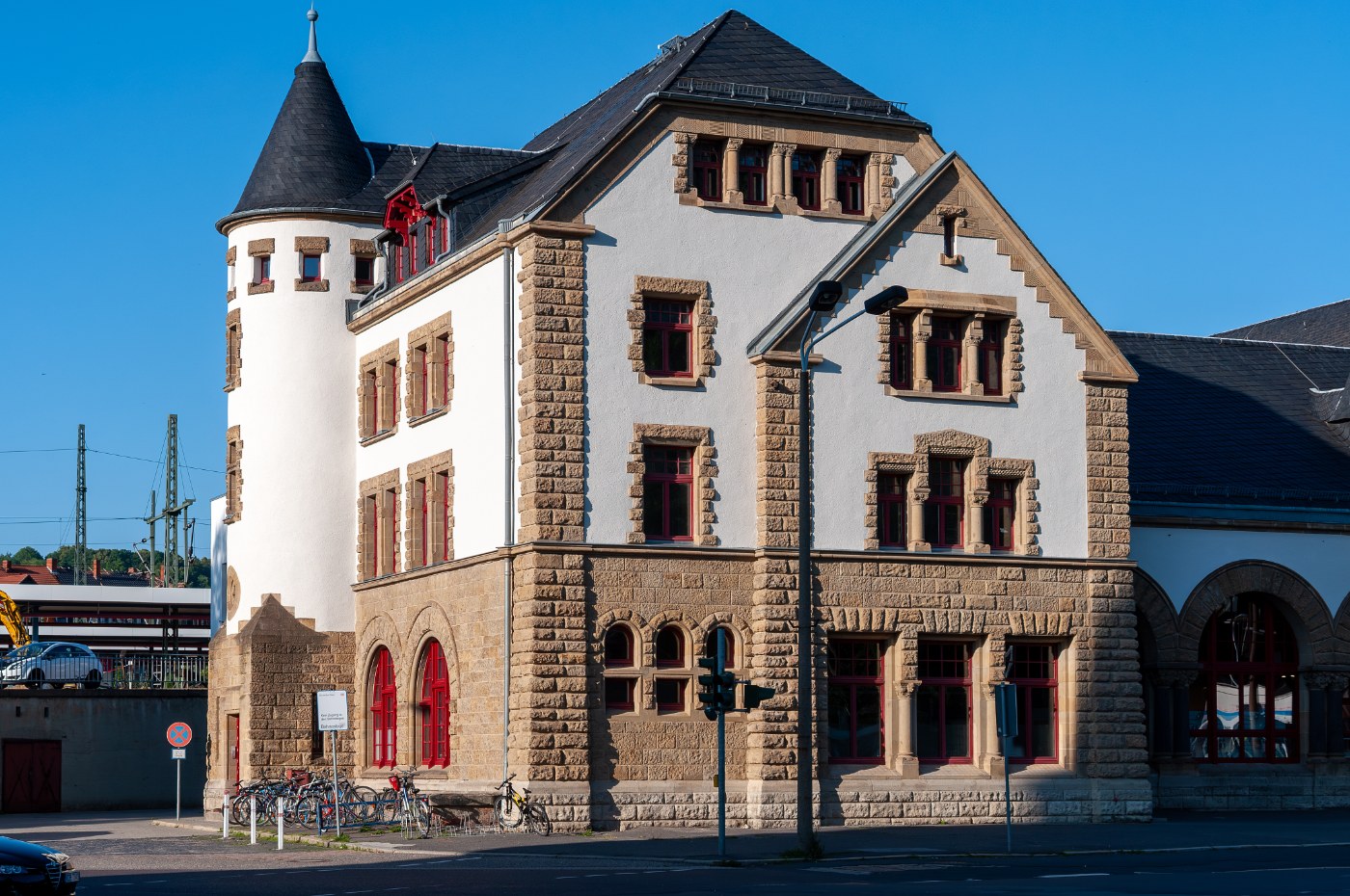 Empfangsgebäude Eisenach 1904, andere Ansicht