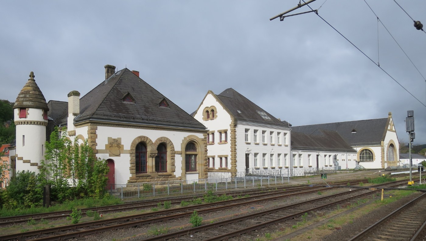 Fürstenbahnhof, Bahnsteigseite in Eisenach