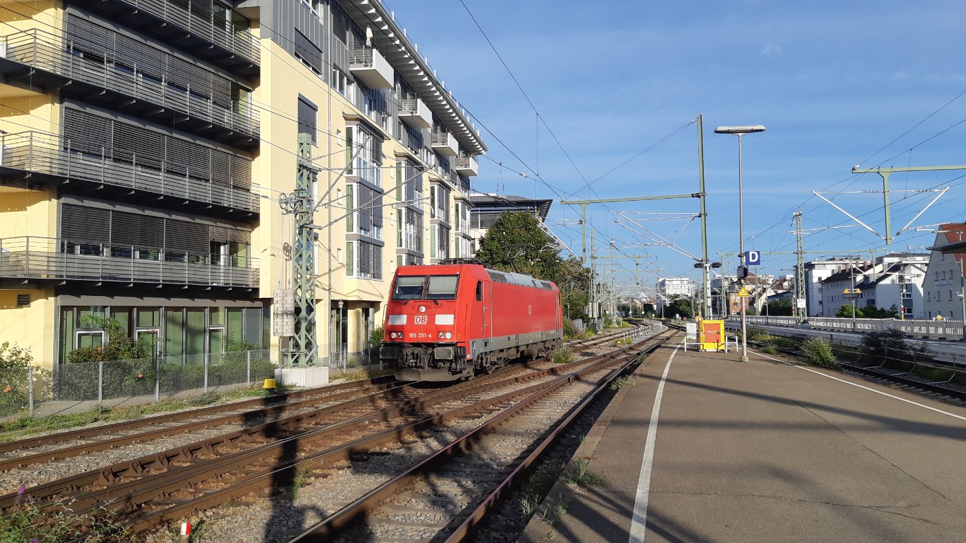 Lokomotive in Friedrichshafen Stadt