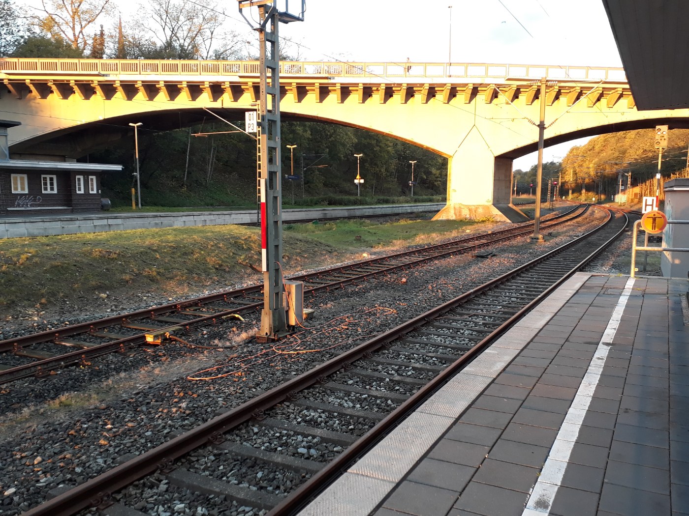Bahnhof Flensburg, Detail