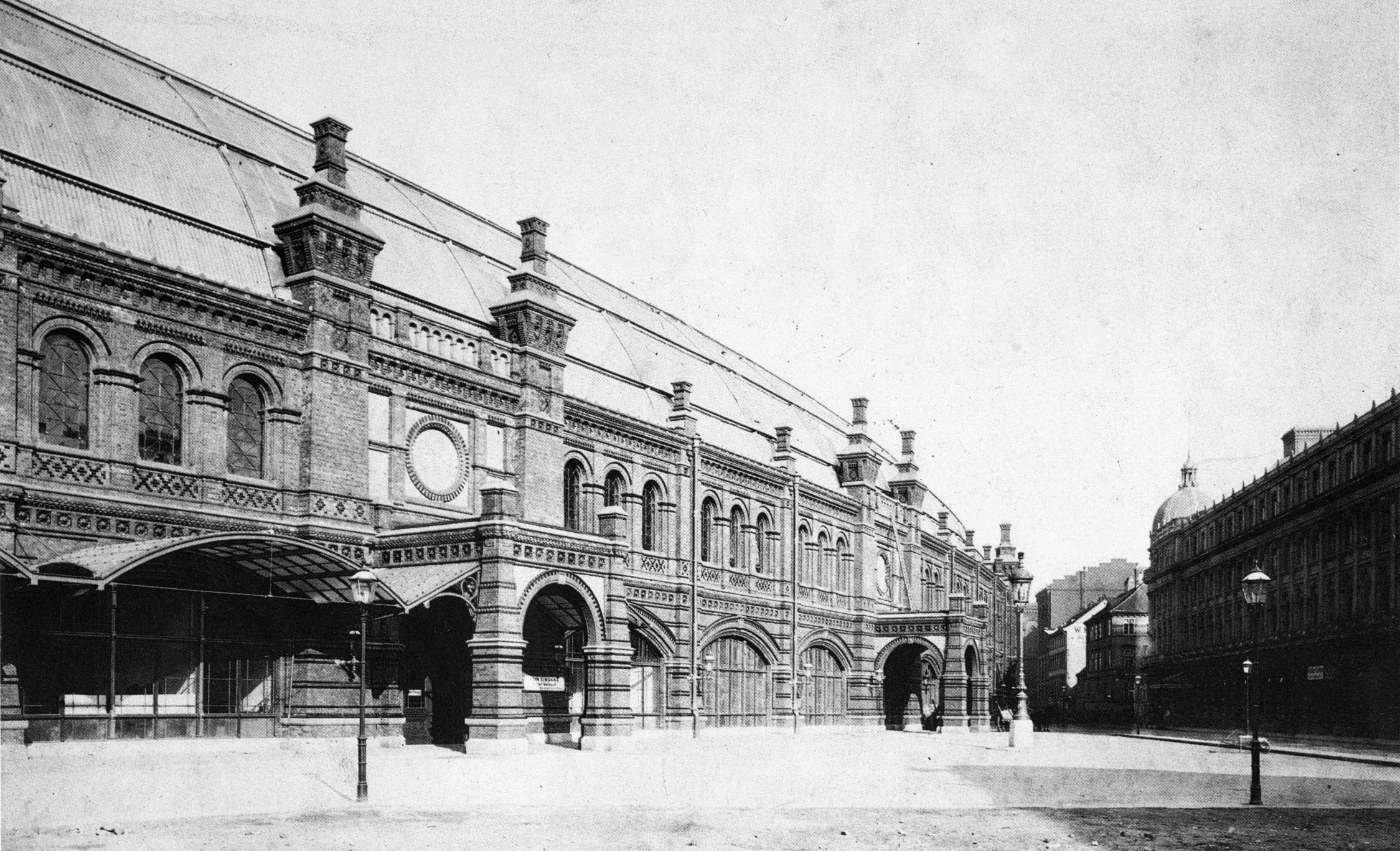 Bahnhof Friedrichstraße, historische Aufnahme 1885