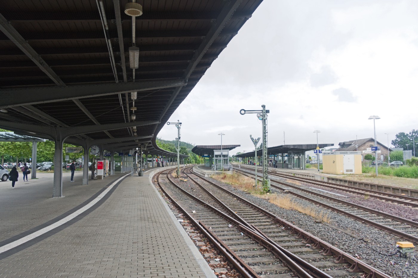 Bahnsteige am Bahnhof Goslar