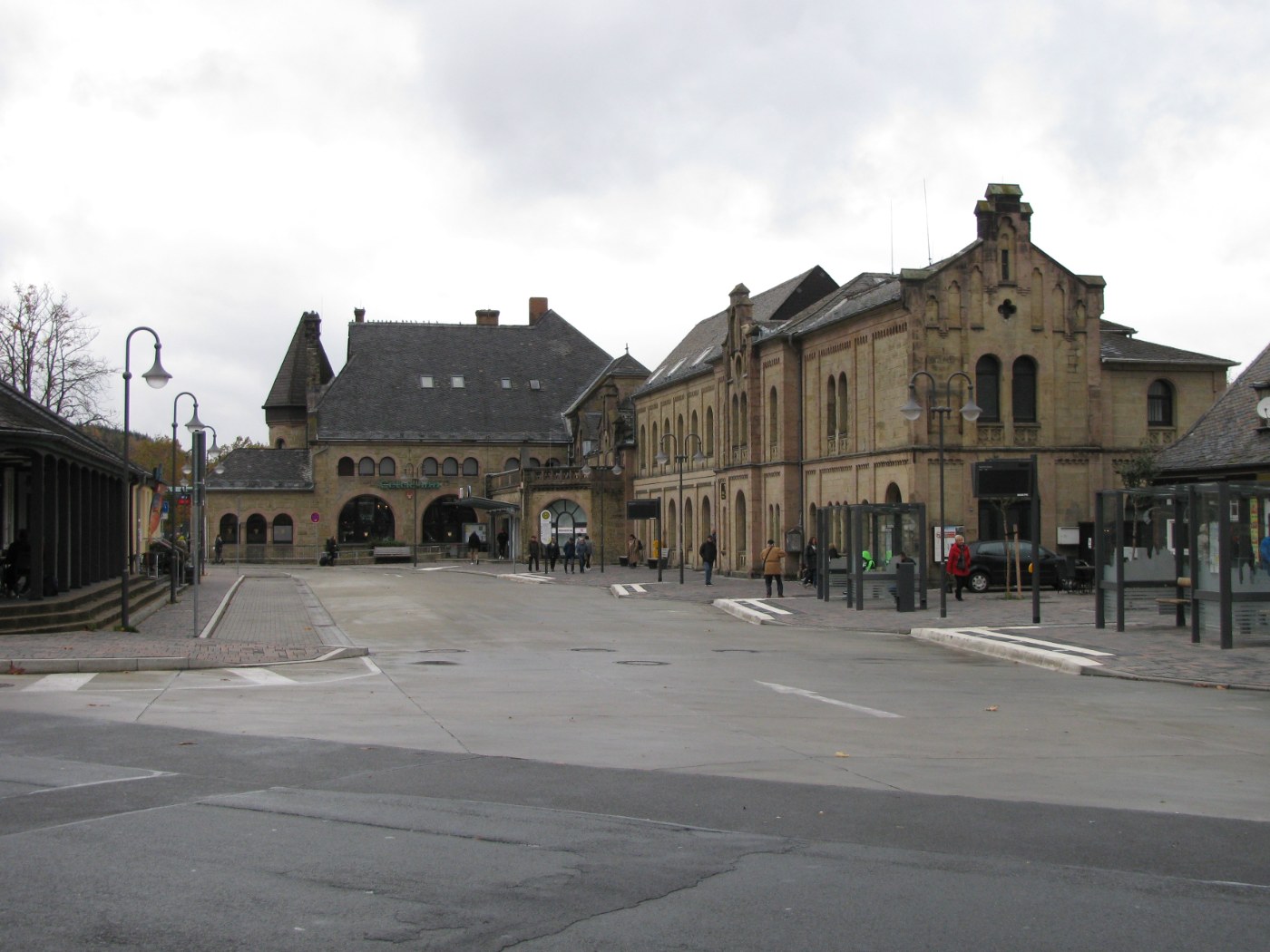 Bahnhof Goslar, Seitenansicht