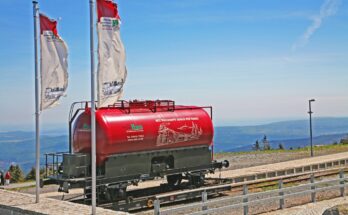 Dampflok der Harzer Schmalspurbahnen am Brocken
