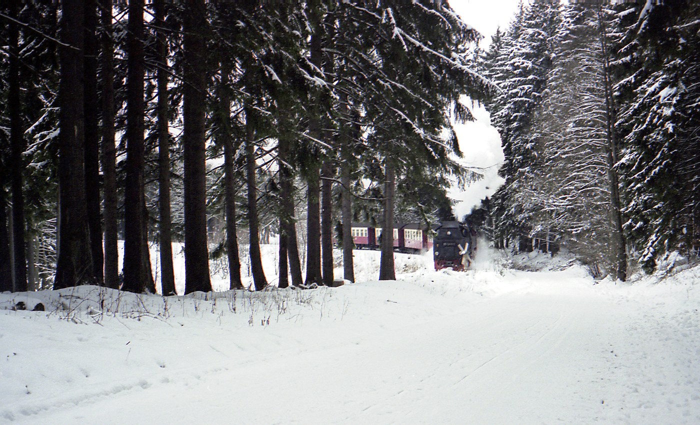 Brockenbahn bei Elend im Oberharz