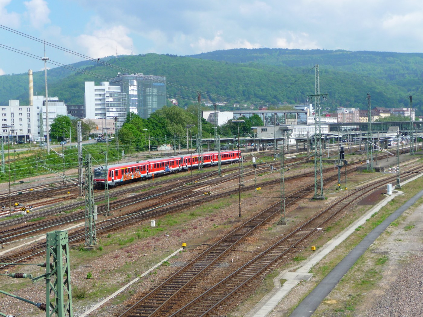 Heidelberg Hauptbahnhof, Ansicht