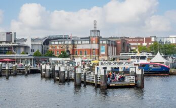 Kieler Hauptbahnhof und Bahnhofsbrücke (2024)