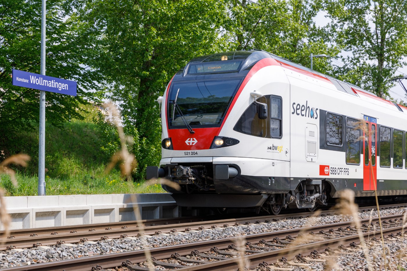 Seehas-Triebzug in Konstanz