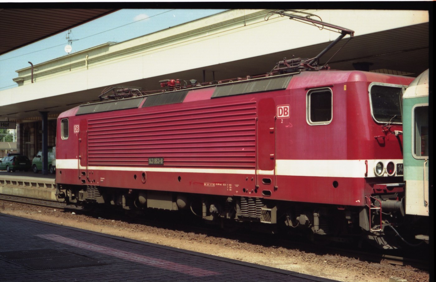 Mainz Hauptbahnhof, historische Ansicht
