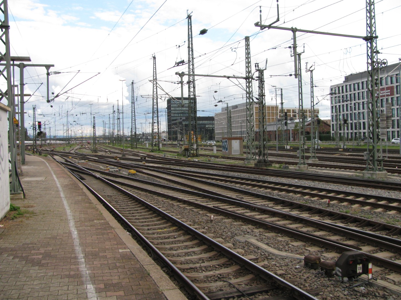 Empfangsgebäude des Mannheimer Hauptbahnhofs