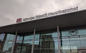 Empfangsgebäude des Münsteraner Hauptbahnhofs