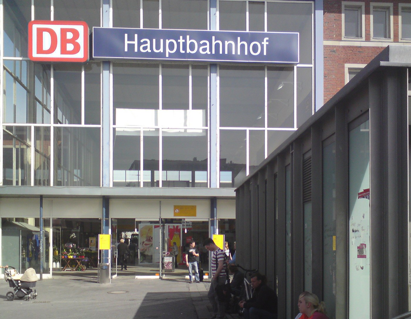 Münster (Westfalen) Hauptbahnhof, ältere Ansicht