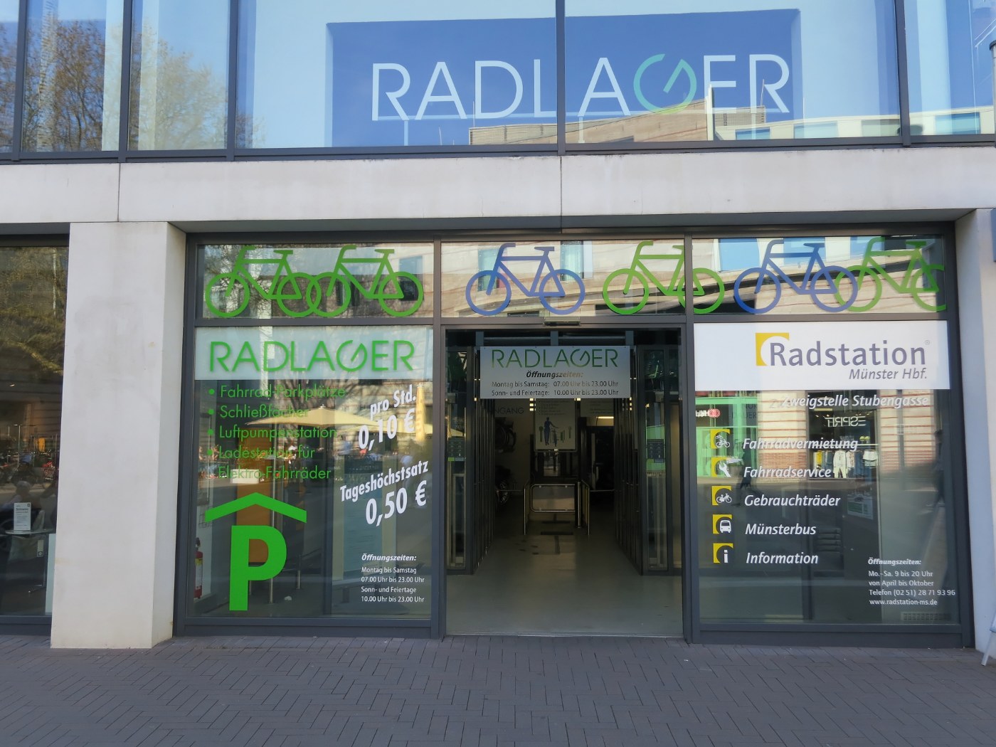 Radparkhaus und Radstation in Münster