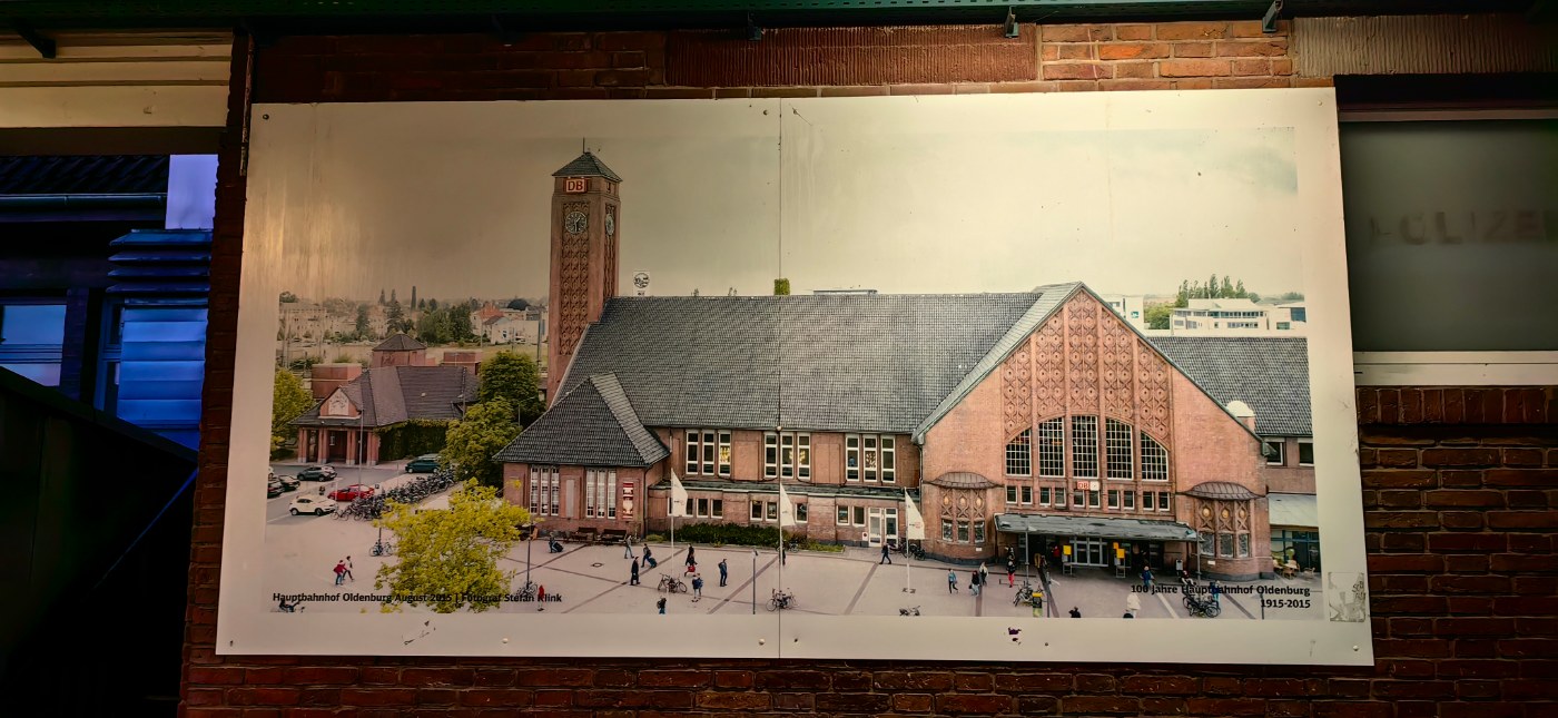 Oldenburger Hauptbahnhof, Detailansicht