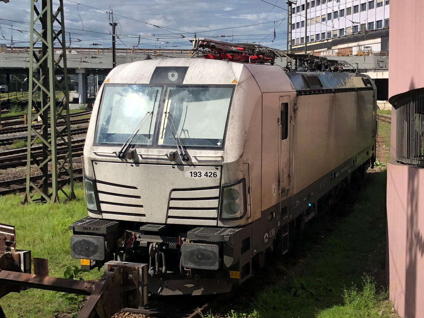 Lokomotive im Passauer Hauptbahnhof