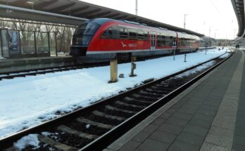 Empfangsgebäude des Rostocker Hauptbahnhofs
