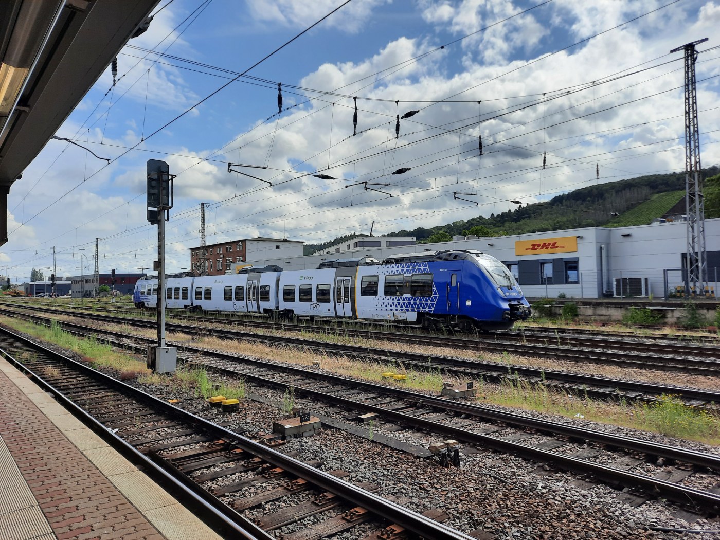 Regionalzug im Trierer Hauptbahnhof