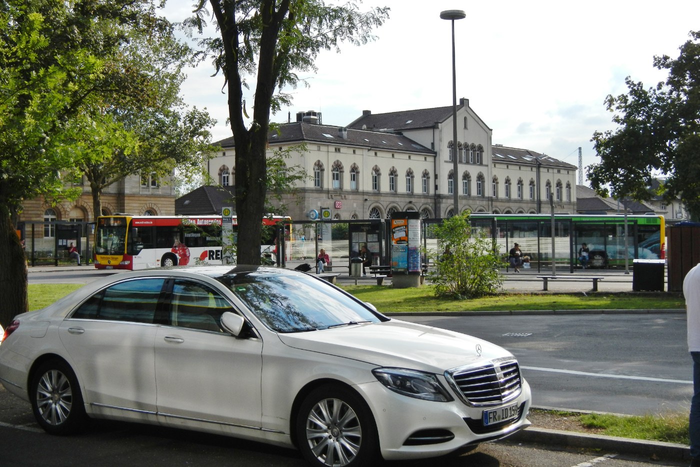 Tübinger Hauptbahnhof, Panorama