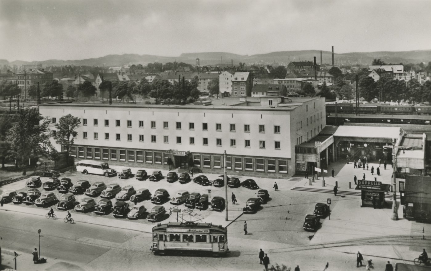 Bahnhof Ulm, Mitte 20. Jahrhundert