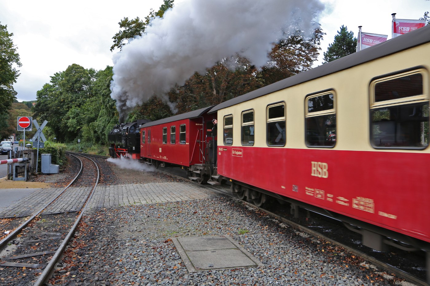 Harzquerbahn-Dampflok in Wernigerode
