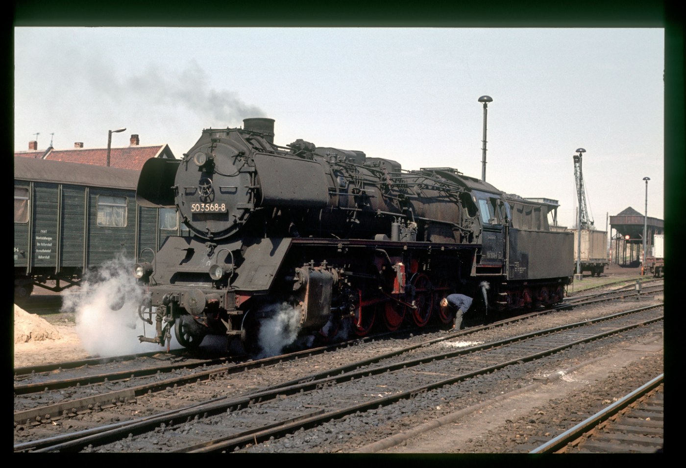 Historische Aufnahme Bahnhof Wernigerode 1980