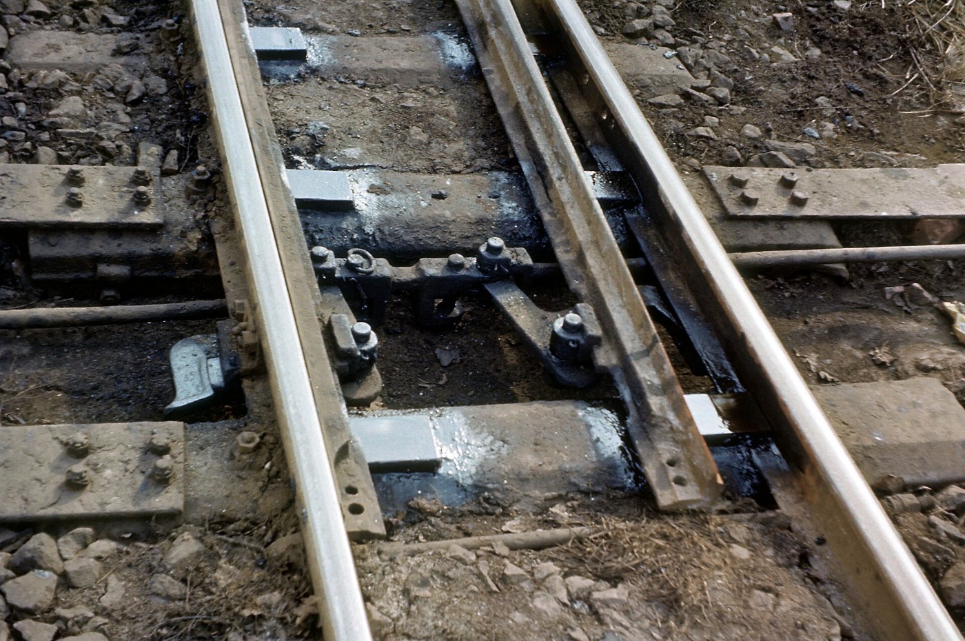 01 461 Bf Oschatz, Weiche 36, Hakenschloss