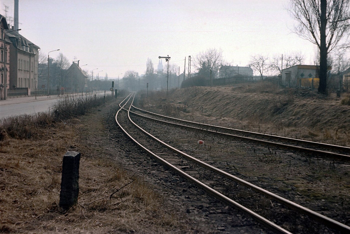 01 462 Bf Oschatz, Dreischienengleis Richtung Mügeln