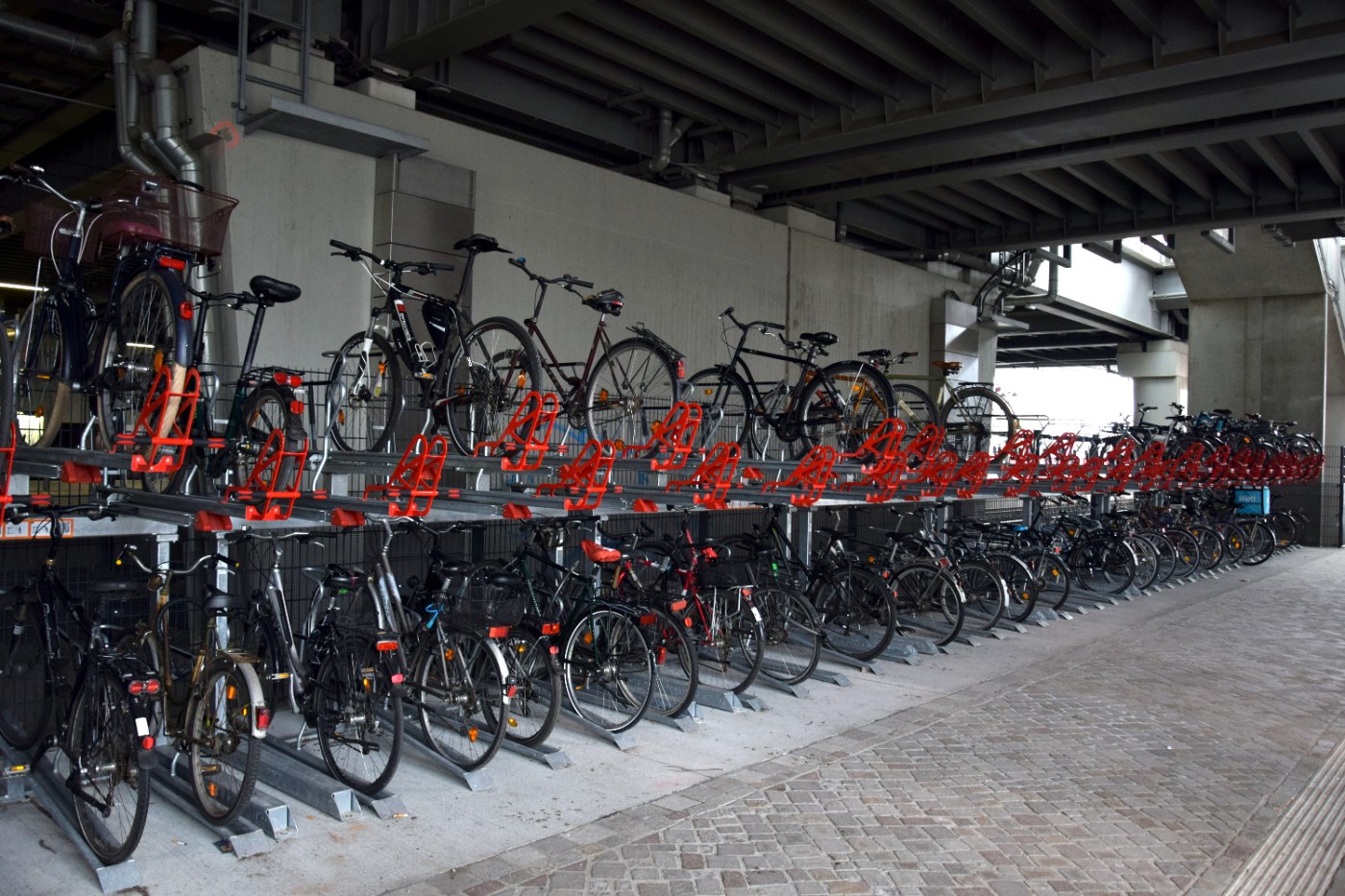 Fahrradabstellanlage am Bahnhof Ostkreuz