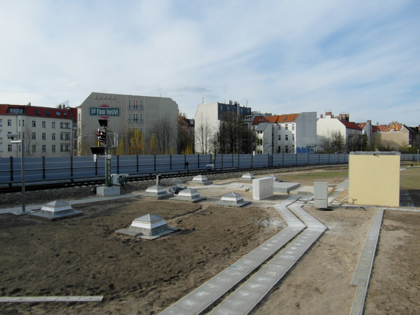 Bau der neuen Ringbahnhalle am Ostkreuz 2012