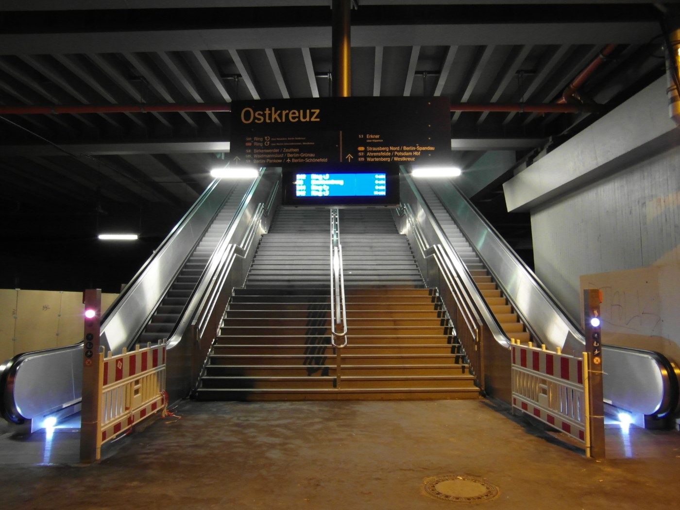 Bahnsteige am S-Bahnhof Ostkreuz