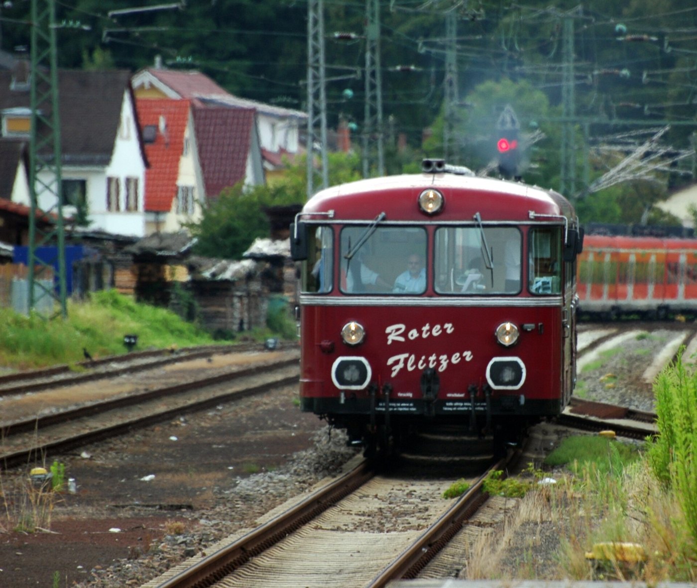 Neckargemünd Uerdinger Schienenbus Der Rote Flitzer 2016 07 16 17 01 32
