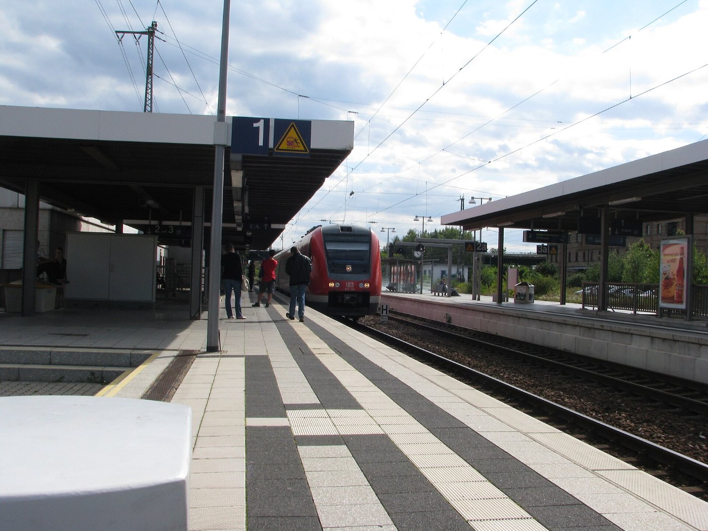 2011 08 10 DB Baureihe 612 bei der Einfahrt in den Bahnhof Schifferstadt