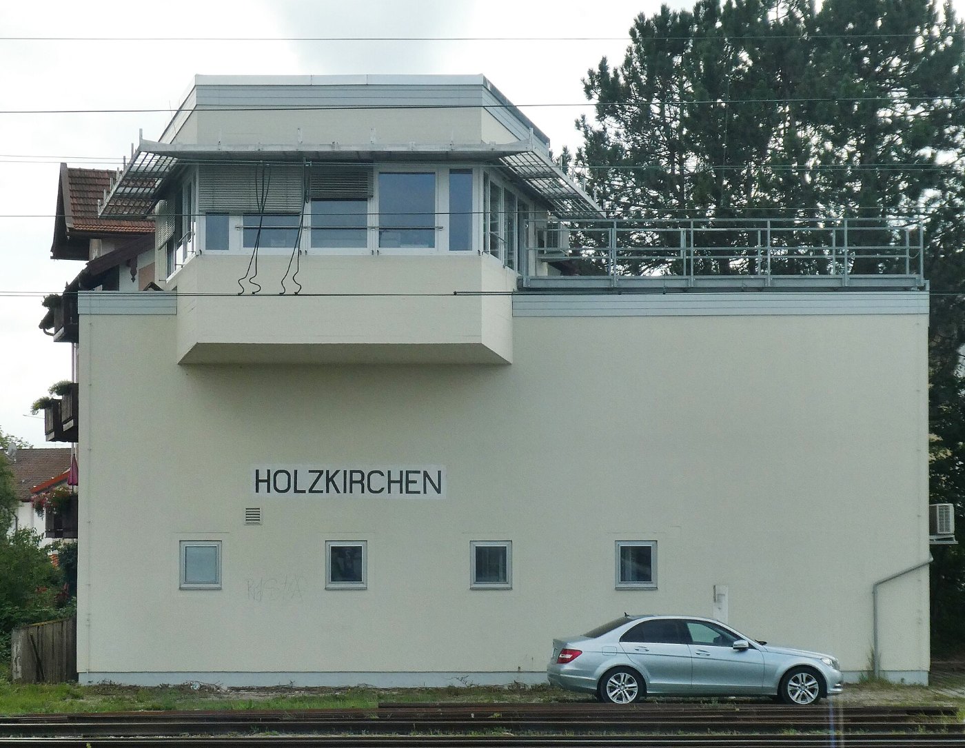 Holzkirchen, Bahnhof, Stellwerk v NO, 1