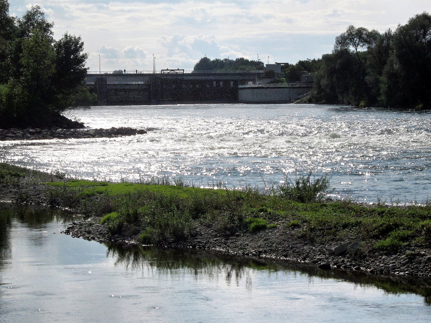 Wasserkraftwerk Landau Isar 1a