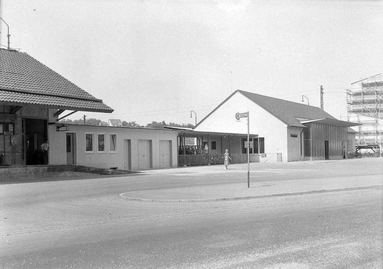 Lauffen am Neckar Bahnhof 1957 07 15 K 414 I Nr 650 3